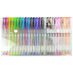 Glitter Gel Pens (100 pack) with 2.5X More Ink - Craft, Kids & Adult Colouring