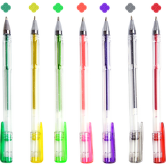 Glitter Gel Pens (100 pack) with 2.5X More Ink - Craft, Kids & Adult Colouring