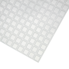 Tiles 3D Peel and Stick Wall Tile Stereoscopic Crystal White 10 Sheets