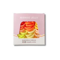 MANGO JELLY Metal Free Hair Ties (3cm) - CITRUS 36P - Three Pack