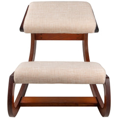 Vevor Ergonomic Kneeling Chair Wooden Neck Pain Relief Relieve Fatigue Wood Stool