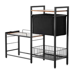 VEVOR Pet Feeding Station with Storage Dog Food & Toy Organizer Raised Dog Bowls