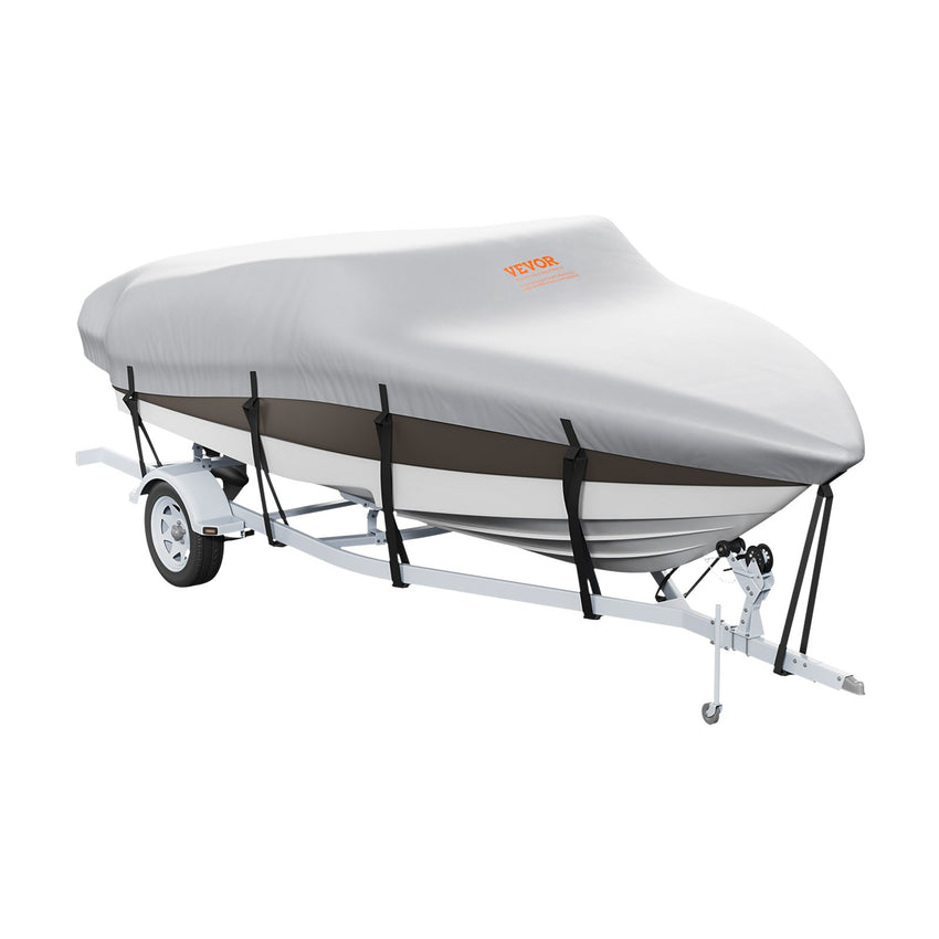 VEVOR Boat Cover 600D Waterproof 20-22 ft Boat Cover V-Hull Tri-Hull Runabout