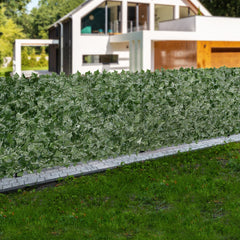 VEVOR Ivy Privacy Fence, 59 x 98 in Artificial Green Wall Screen, Greenery Ivy Fence with Mesh Cloth Backing and Strengthened Joint, Faux Hedges Vine Leaf Decoration for Outdoor Garden, Yard, Balcony