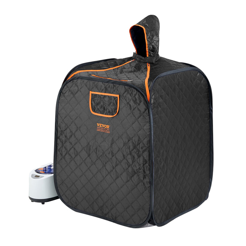 VEVOR Portable Steam Sauna Tent 1000W Personal Spa Loss Weight Detox Therapy, 800x800x1000 mm