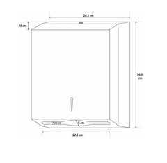 Stainless Steel Slimline Paper Towel Dispenser
