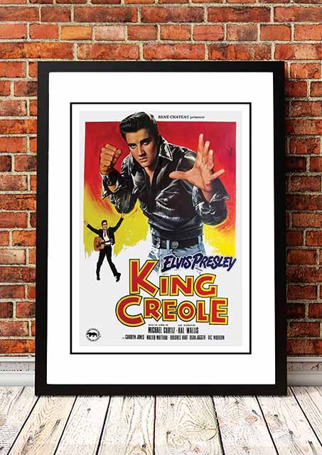 Elvis 'King Creole' Framed Movie Poster! - Framed A3