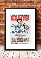 Elvis 'G.I. Blues' Framed Movie Poster! - Framed A3