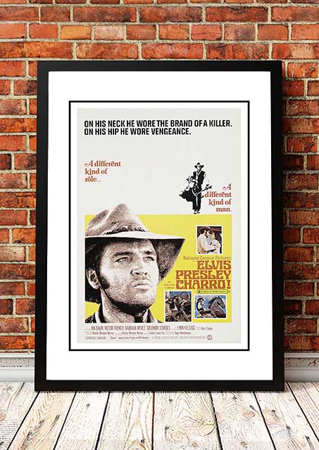Elvis 'Charro' Framed Movie Poster! - Framed A2