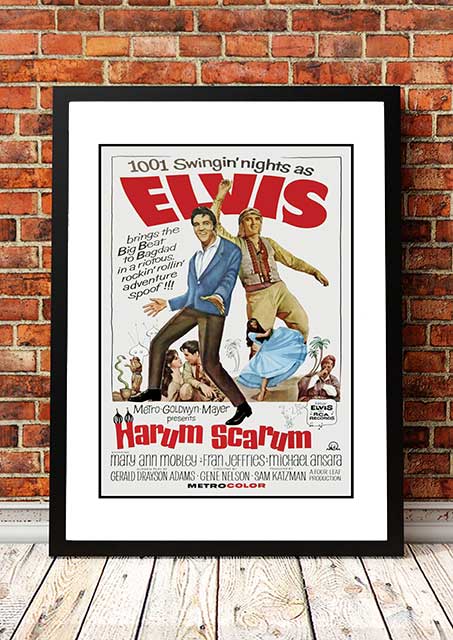 Elvis 'Harem Scarem' Framed Movie Poster! - Framed A2