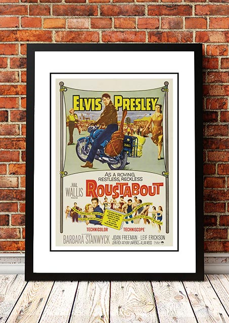 Elvis 'Roustabout' Framed Movie Poster! - Framed A3