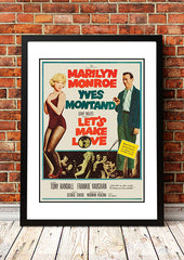 Marilyn Monroe ‘Let’s Make Love’ Framed Movie Poster! - Framed A3