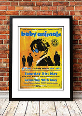 Baby Animals ’25 Years’ Sydney / Melbourne, Australia 2016 Tour Poster - Framed A3