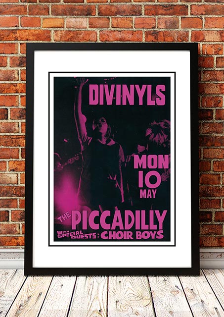 Divinyls ‘The Piccadilly’ Sydney, Australia Concert Poster 1983 - Framed A2