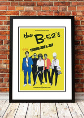 The B-52’s ‘Australian Tour’ Poster 1980 - Framed A2