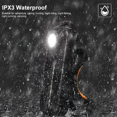 LED Red White & Blue Flashing Chest Clip Strobe Light