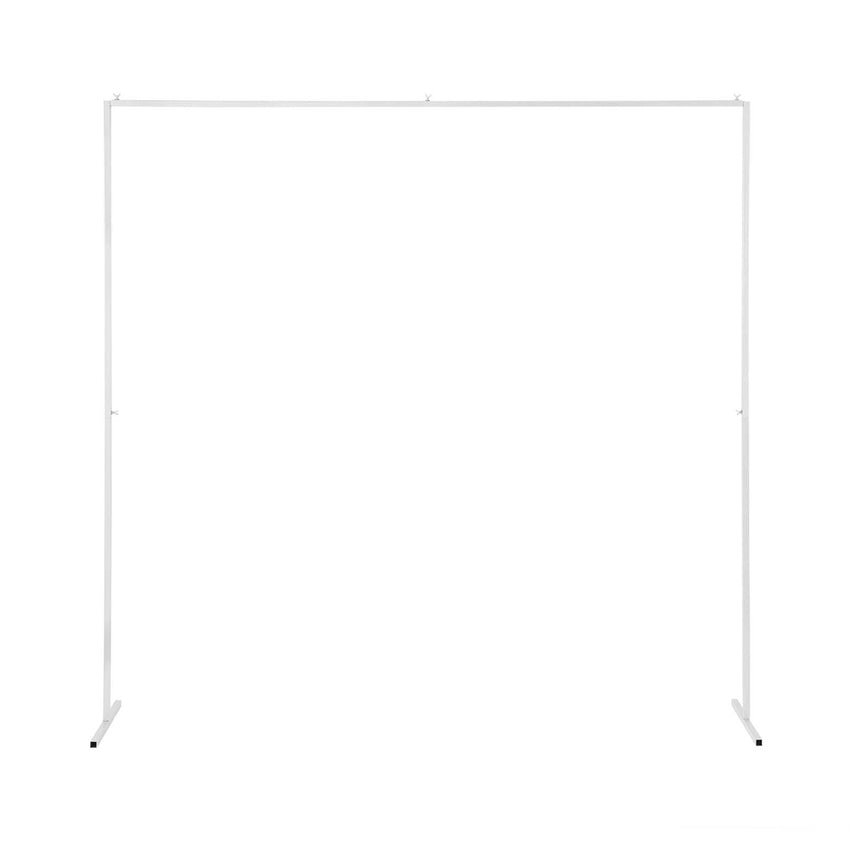 2M Backdrop Stand Wedding Background Decoration Party Flower Balloon Display White
