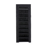 Artiss Shoe Rack 10-tier 27 Pairs Removable Cover Black
