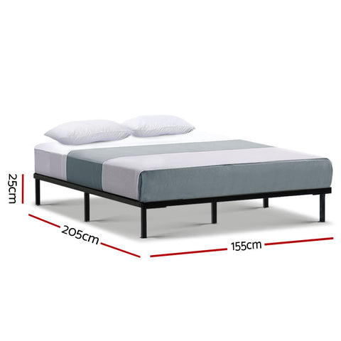 Artiss Bed Frame Queen Size Metal Frame TED
