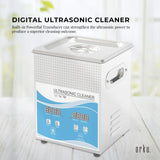 2L Digital Ultrasonic Cleaner Jewelry Ultra Sonic Bath Degas Parts Cleaning