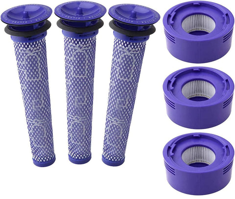 3 X Filter Kits for DYSON V7 (SV11, SV37) & V8 (SV10, SV25) Vacuum Cleaners