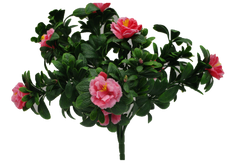 Pink Rose Bunch UV 45cm