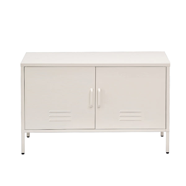 Artiss Buffet Sideboard Metal Cabinet - BASE White