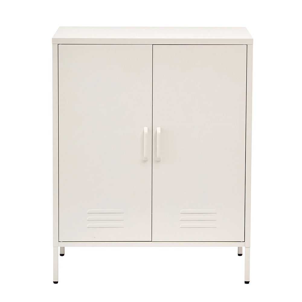 Artiss Buffet Sideboard Metal Cabinet - SWEETHEART White