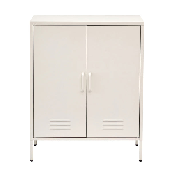 Artiss Buffet Sideboard Metal Cabinet - SWEETHEART White