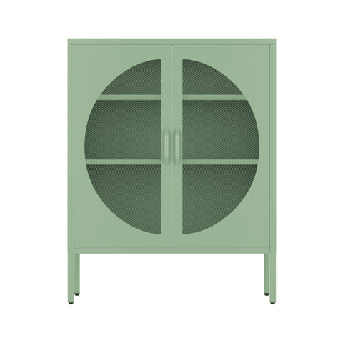 Artiss Buffet Sideboard Metal Cabinet - ELSA Green