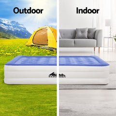 Weisshorn Air Mattress Single Inflatable Bed 46cm Cube Airbed