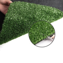 Prime Turf Artificial Grass 2mx10m 10mm Synthetic Fake Lawn Turf Plant Plastic Olive
