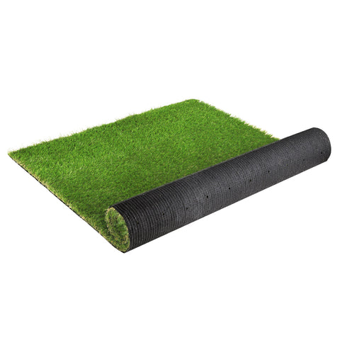 Prime Turf Artificial Grass 20SQM 20mm Synthetic Fake Lawn Turf Plant Plastic 4-coloured 1mx10m