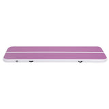 Everfit 3M Air Track Gymnastics Tumbling Exercise Yoga Mat W/ Pump Inflatable Purple