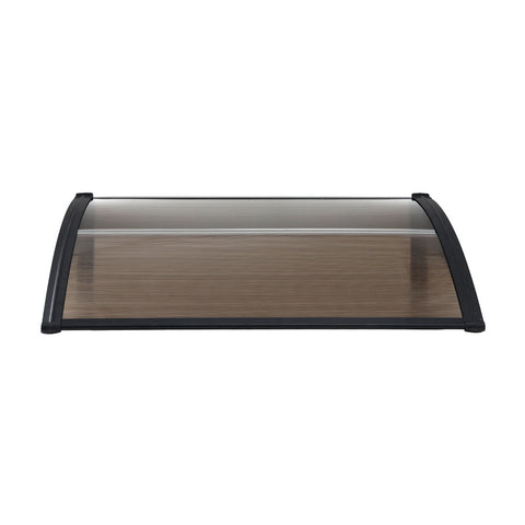 Instahut Window Door Awning 0.8mx1m Brown