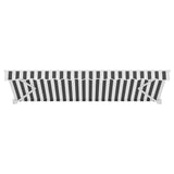 Instahut Retractable Folding Arm Awning Manual Sunshade 5Mx3M Grey White