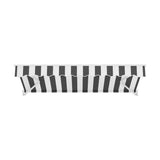 Instahut Retractable Folding Arm Awning Motorised Sunshade 2.5Mx2M Grey White