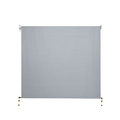 Instahut 3X2.5M Outdoor Blinds Awning Roll Down Screen Fabric Blinds Outdoor Window Shade Grey