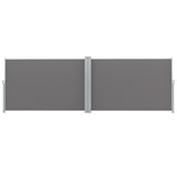 Instahut Side Awning Sun Shade Outdoor Retractable Privacy Screen 1.8X6M Grey