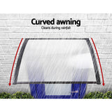 Instahut Window Door Awning 1mx1.5m Transparent