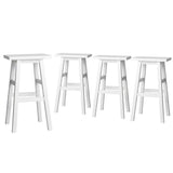 Artiss 4x Bar Stools Kitchen Chairs Wooden White