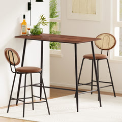 Artiss Bar Table Stools Set Dining Desk Industrial Kitchen Chairs Cafe Pub