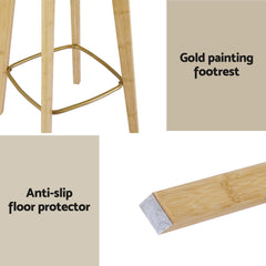 Artiss Bar Table and Stools Set Dining Desk Kitchen Chairs Cafe Pub