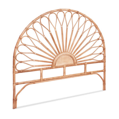 Artiss Bed Headboard Double Bedhead Rattan - MARI Pine