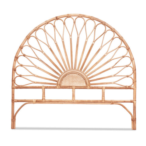 Artiss Bed Headboard Double Bedhead Rattan - MARI Pine
