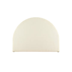 Artiss Bed Head Headboard Bed Frame Double Boucle - GREI White