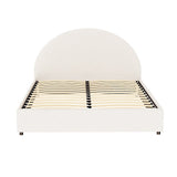 Artiss Bed Frame Gas Lift Strorage Beds Base Platform Boucle Fabric Double ELLA