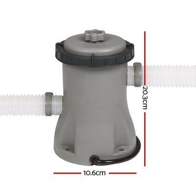 Bestway Pool Pump Cartridge Filter 330GPH 1249L/H Flowclear Filters Cleaner