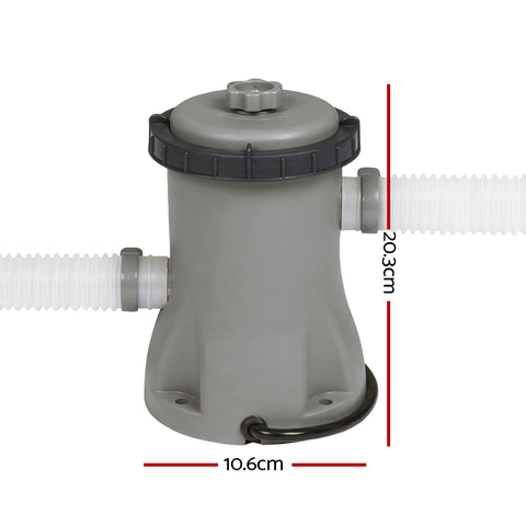 Bestway Pool Pump Cartridge Filter 330GPH 1249L/H Flowclear Filters Cleaner