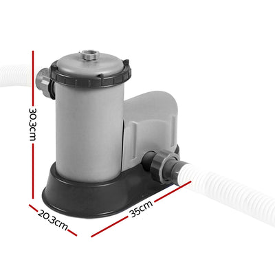 Bestway Pool Pump Cartridge Filter 1500GPH 5678L/H Flowclear Filters Cleaner